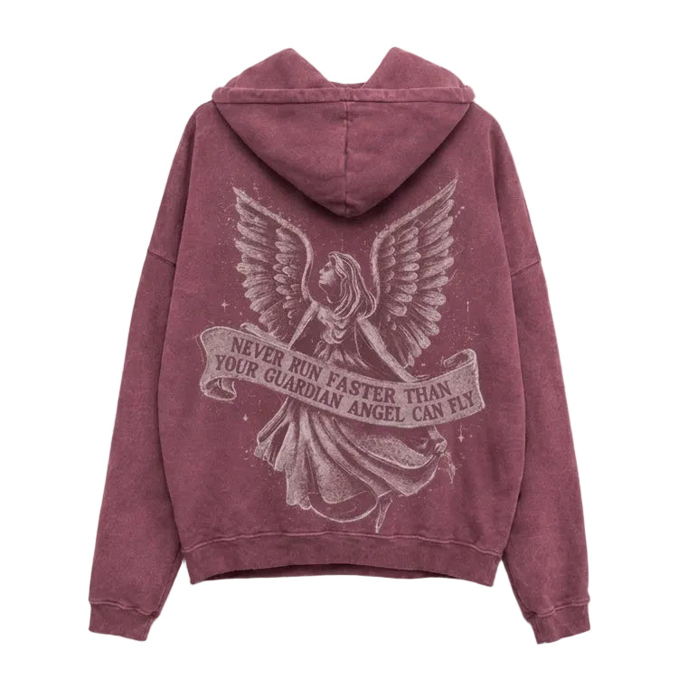Midnight in Manhattan Hoodie “Blush Red”
