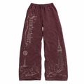 Midnight In Manhattan Sweats “Blush Red”