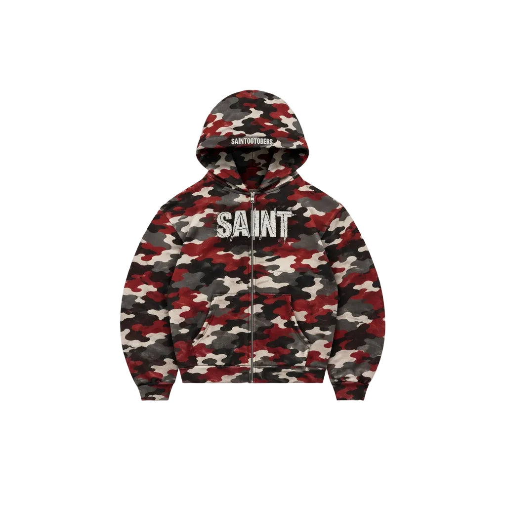 SO’ Warzone camo zip up
